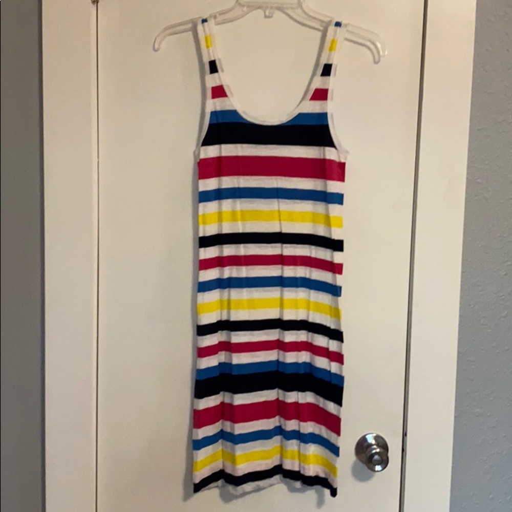 French Connection Summer Stripe Tank Dress - Picture 4 of 7